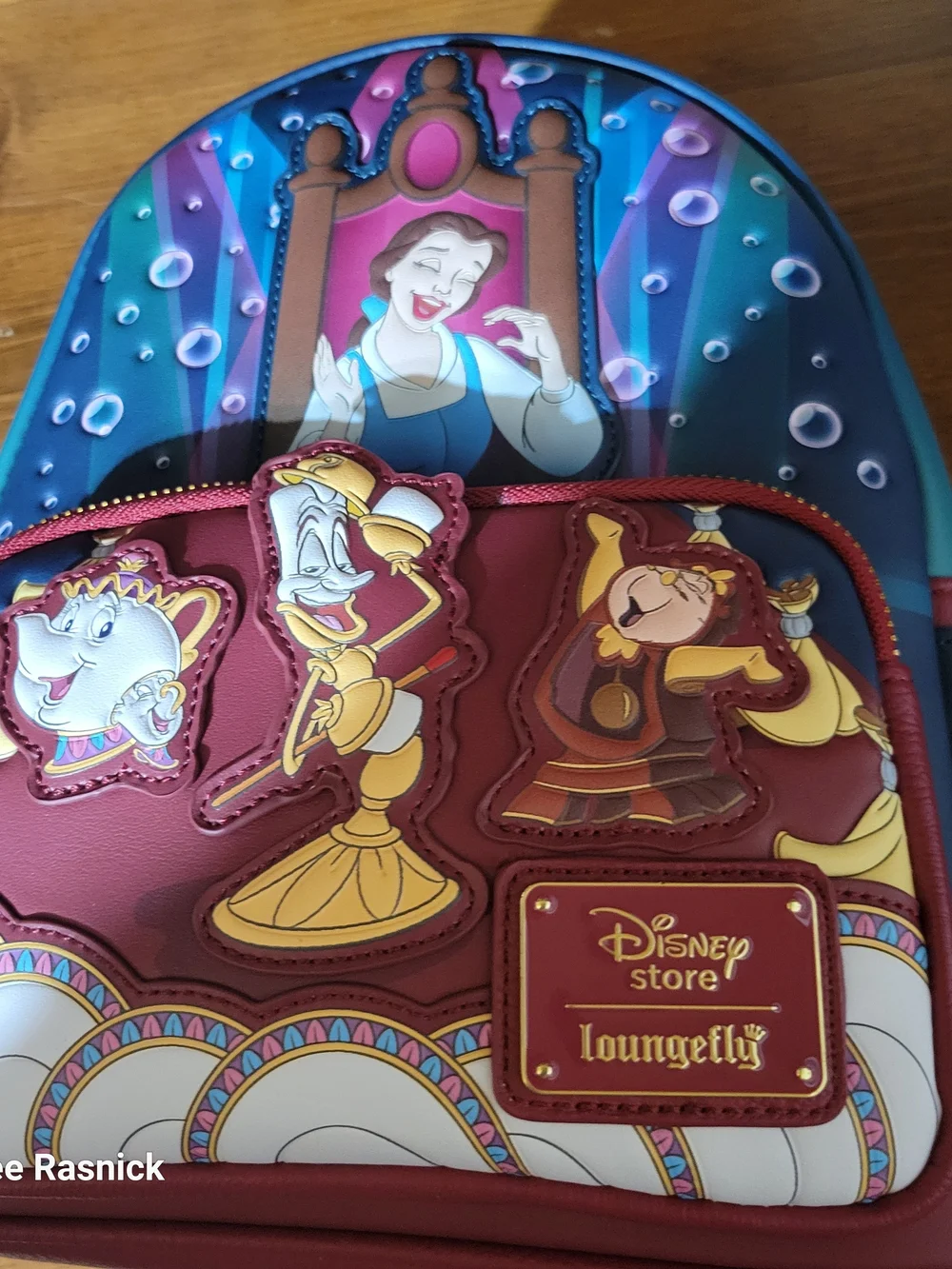 Loungefly Uk disney Store Exclusive Beauty And The Beast Mini Backpack.